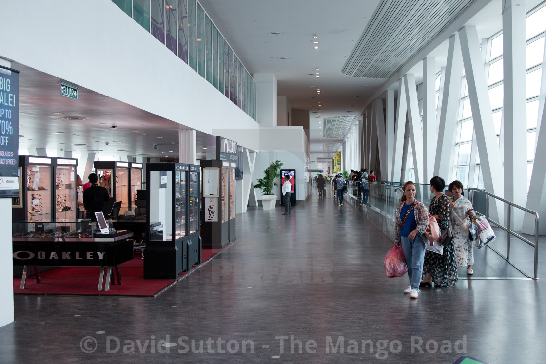 "The skybridge at Kuala Lumpur International Airport 2 also known simply as..." stock image