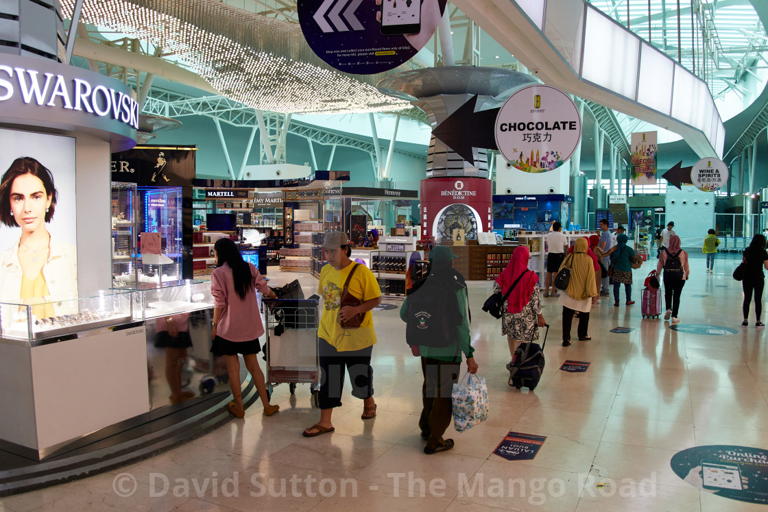 "Duty free shopping area at Kuala Lumpur International Airport 2 also known..." stock image