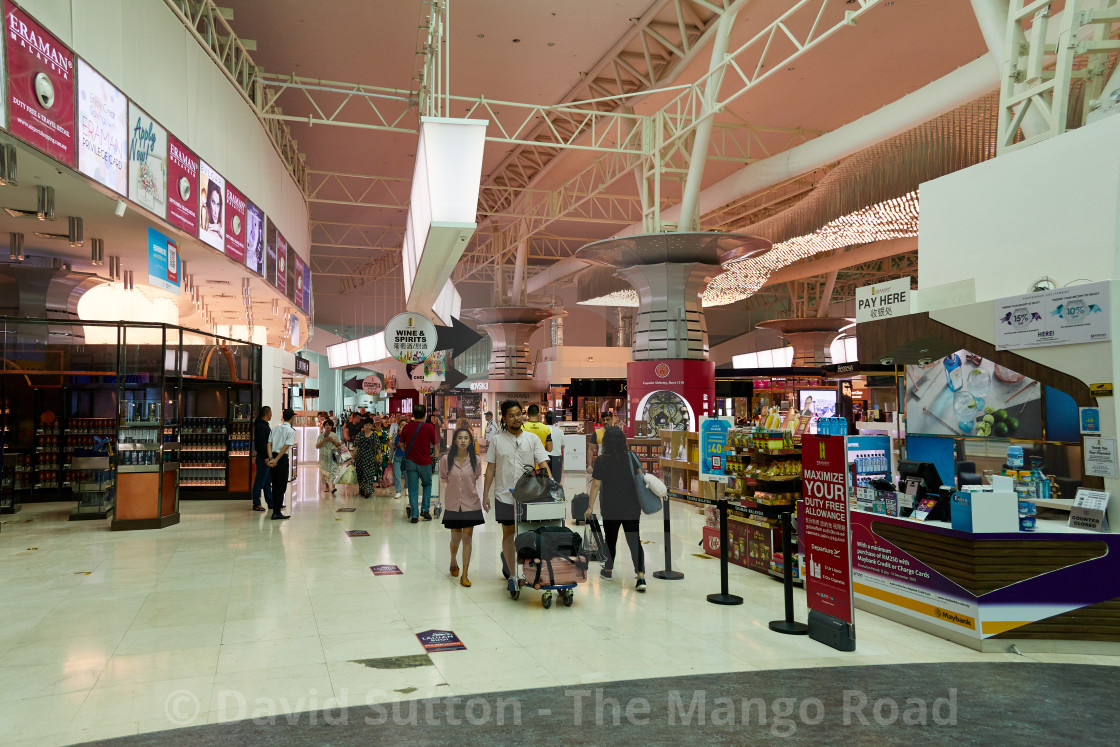 "Duty free shopping area at Kuala Lumpur International Airport 2 also known..." stock image