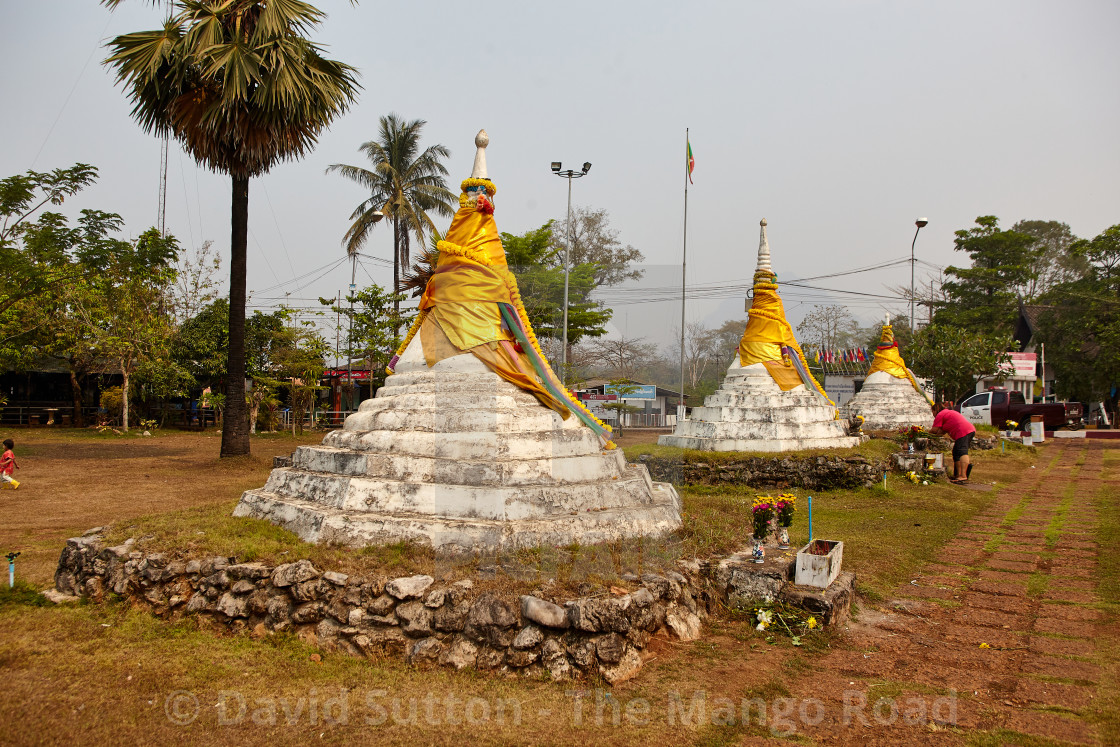 "Three Pagodas Pass" stock image