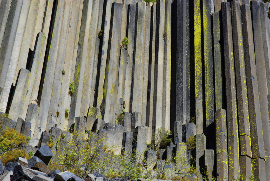 "Devils Postpile" stock image