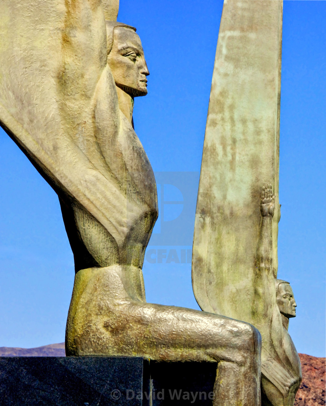 "Winged Figures of the Republic" stock image