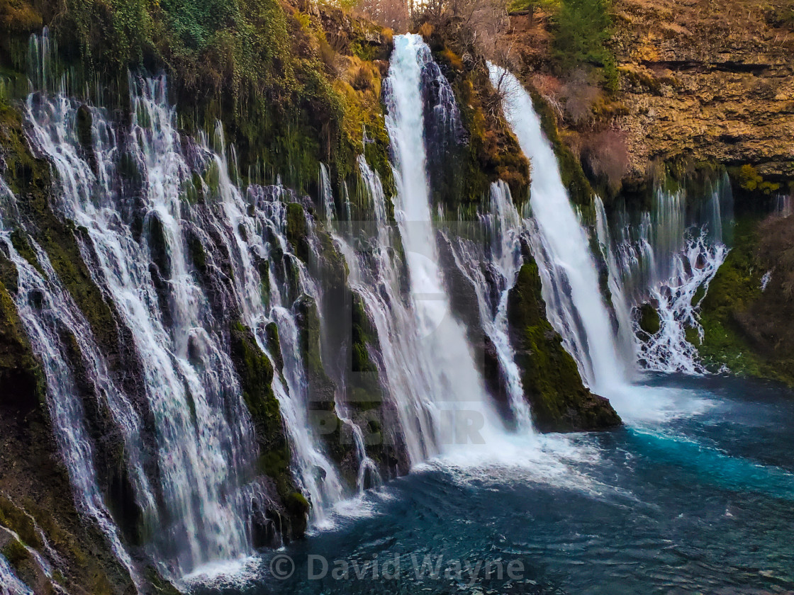 "Burney Falls" stock image