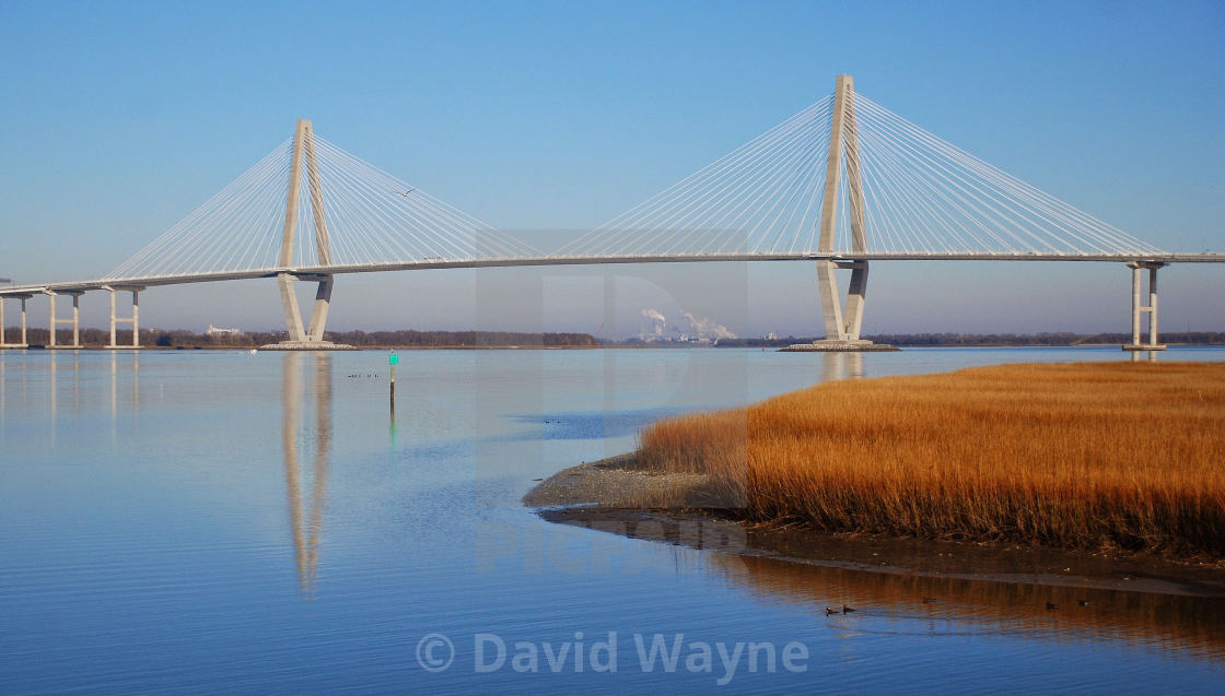 "Arthur Ravenel Jr. Bridge" stock image