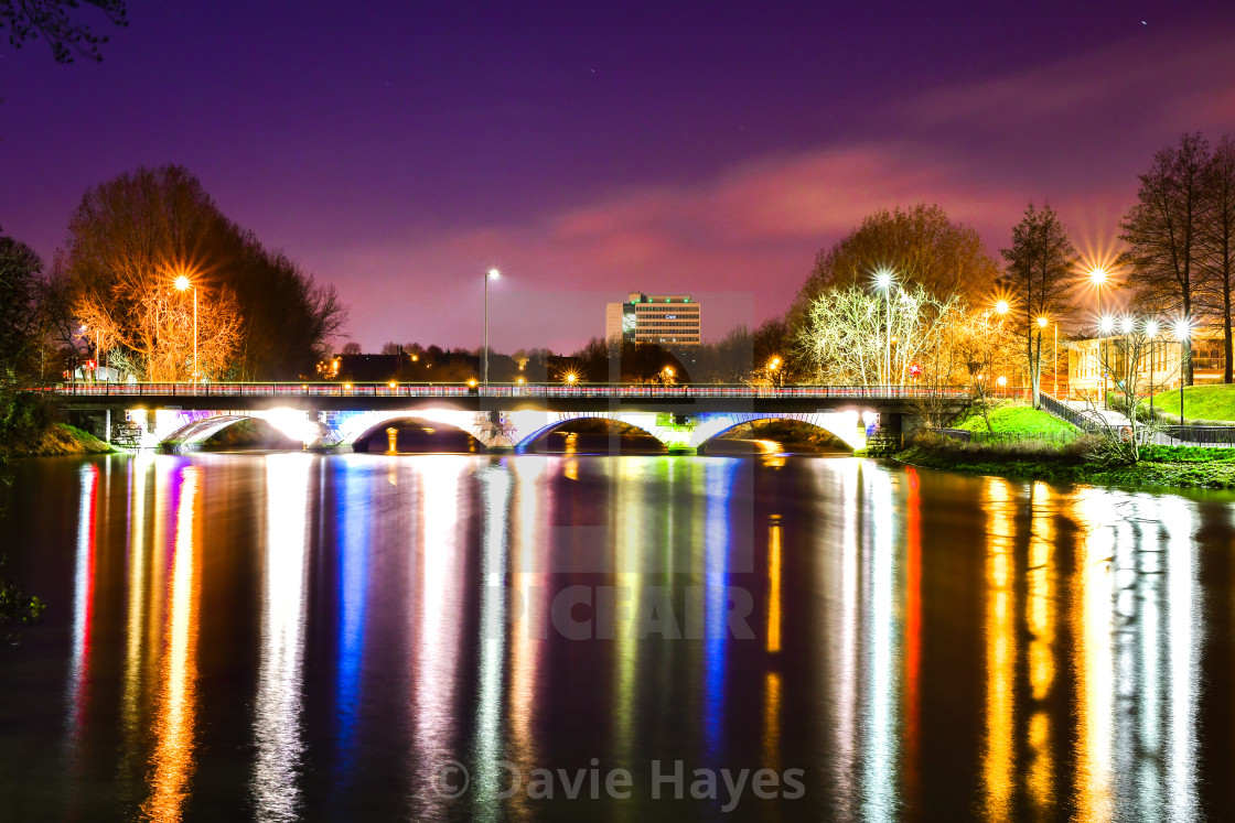 "Ormeau Bridge" stock image