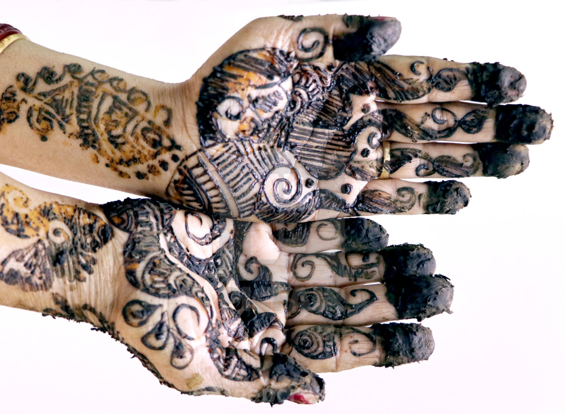 Popular Mehndi Designs for Hands or Hands painted with Mehandi ...