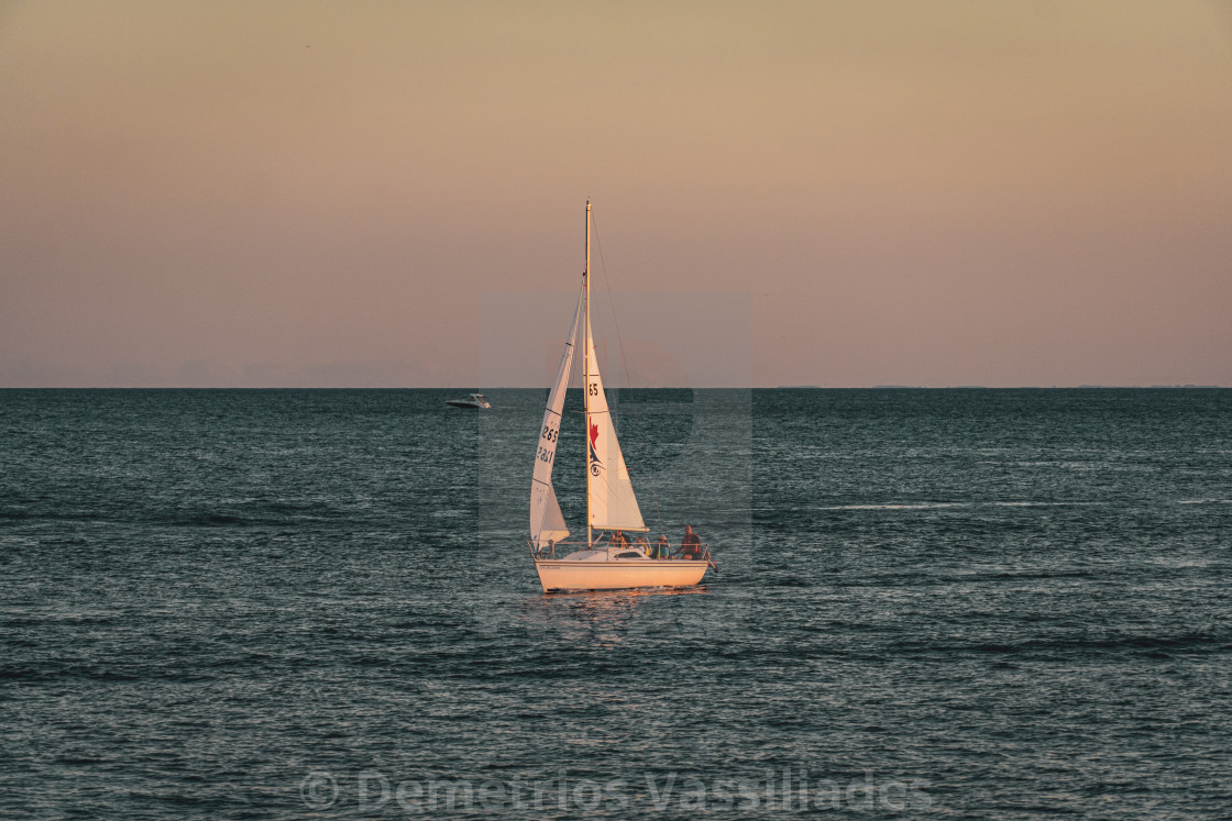 "Sailboat Summer" stock image