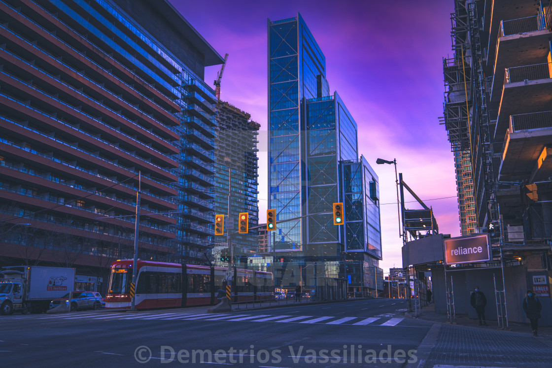 "Spadina Avenue Valentines Day" stock image