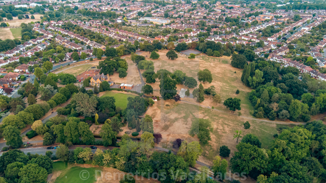 "Friary Park London Drone" stock image