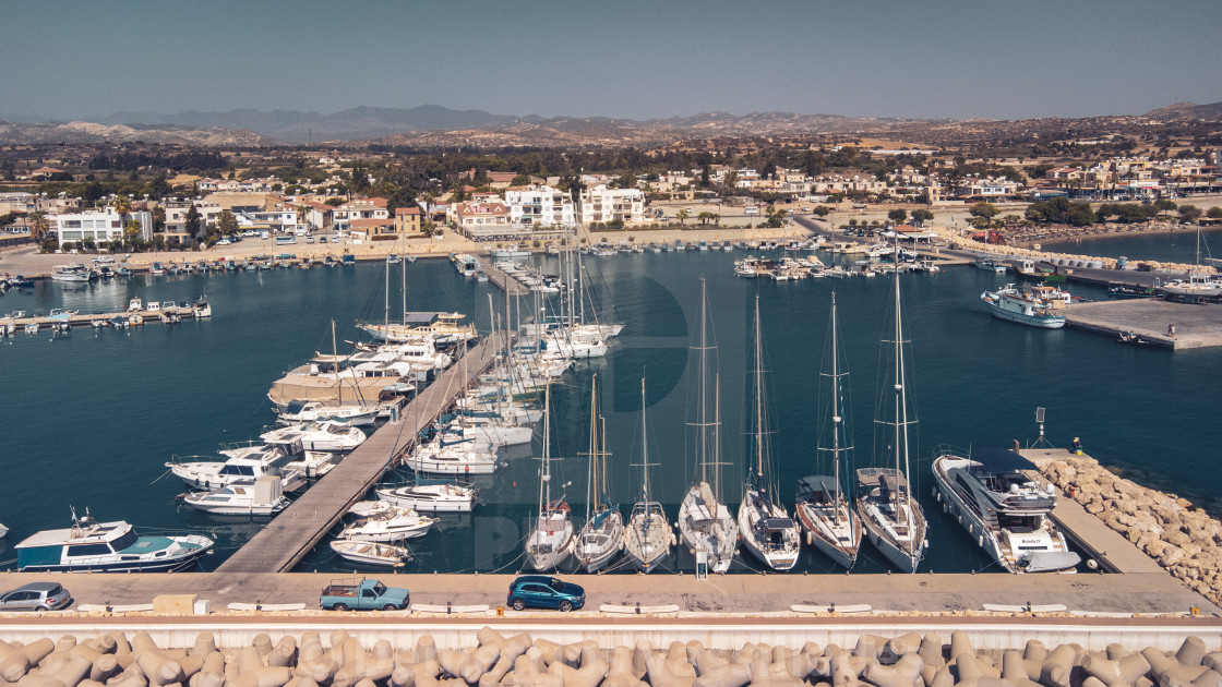 "Zygi Marina, Cyprus" stock image