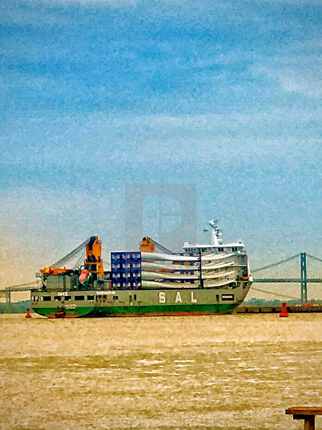 "Sal on The Saint Lawrence River" stock image