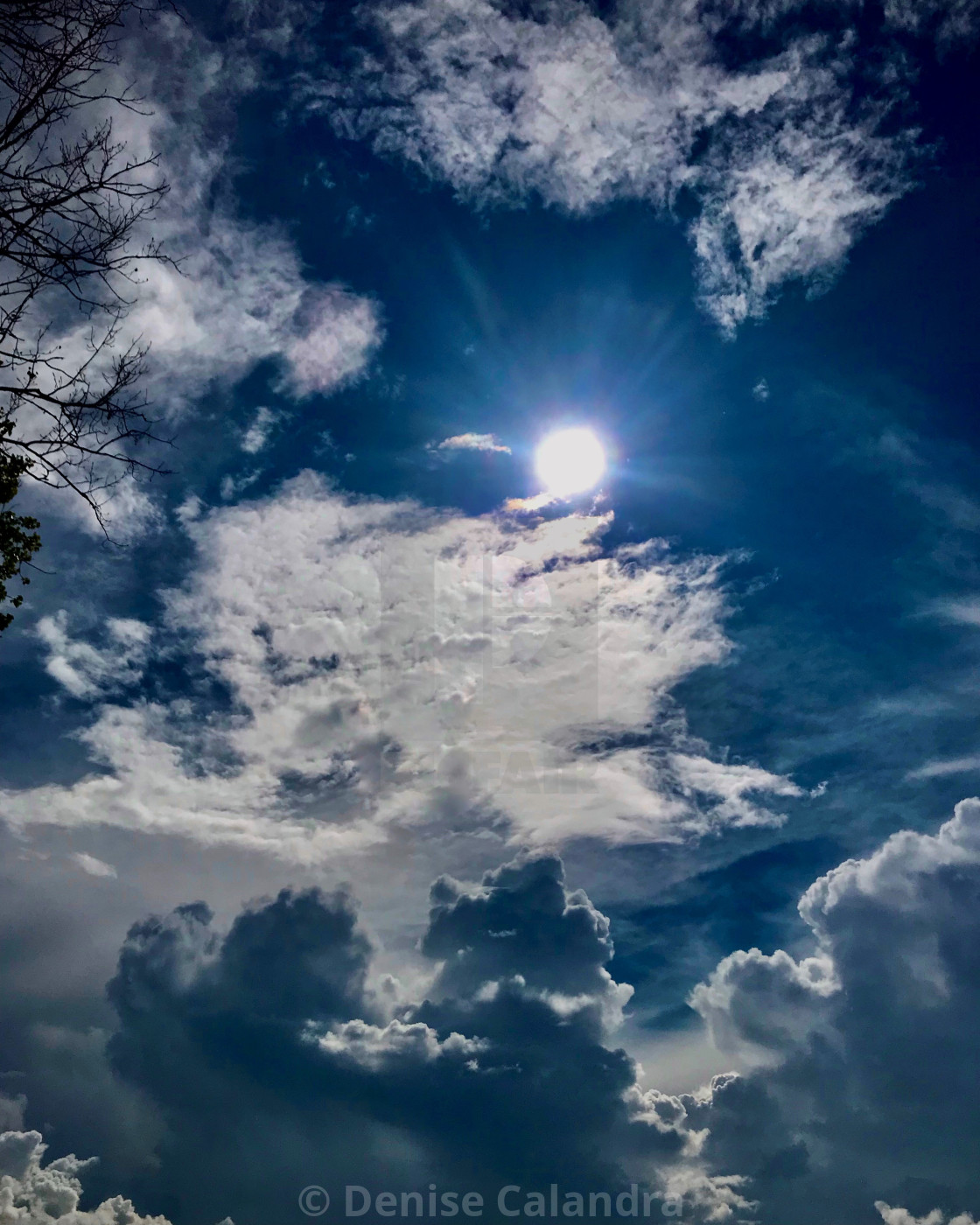 "Ascending Clouds" stock image