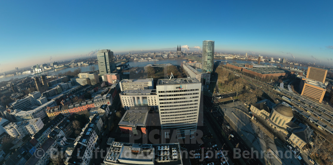 "Luftbild Köln Rhein Deutz LVR Panorama Deutzer Bahnhof Aerial" by Die Luftbild AG Hans-Jörg Behrendt - $3.09 "Luftbild Köln Rhein Deutz LVR Panorama Deutzer Bahnhof Aerial" stock image
