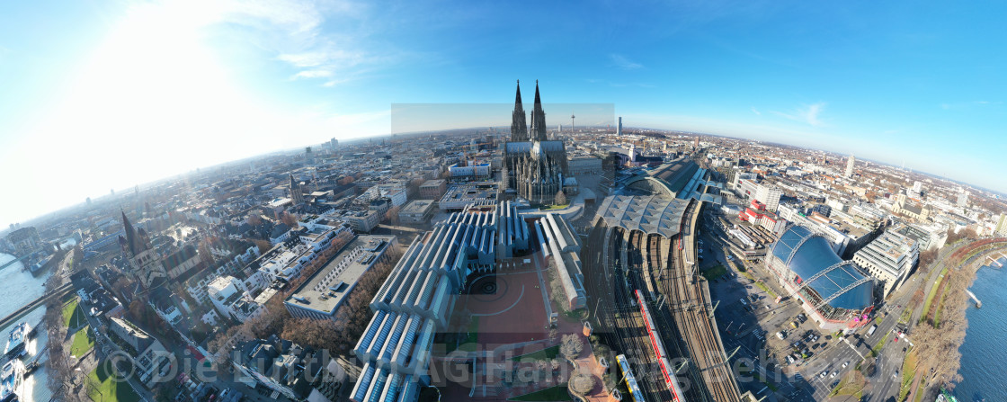 "Luftbild Köln Dom Rhein St. Martin Rheingarten Panorama" by Die Luftbild AG Hans-Jörg Behrendt - $3.09 "Luftbild Köln Dom Rhein St. Martin Rheingarten Panorama" stock image