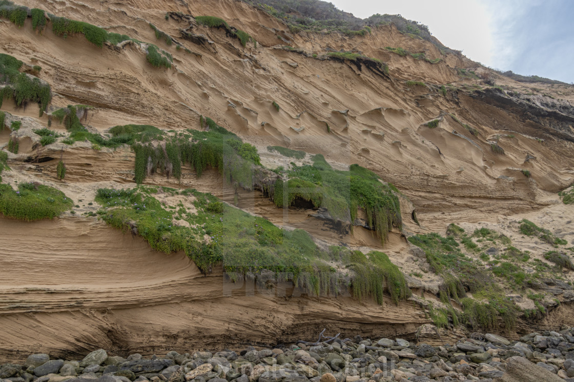 "Wind-sculpted cliffs" by Donaleen Shiell - $12.59 "Wind-sculpted cliffs" stock image