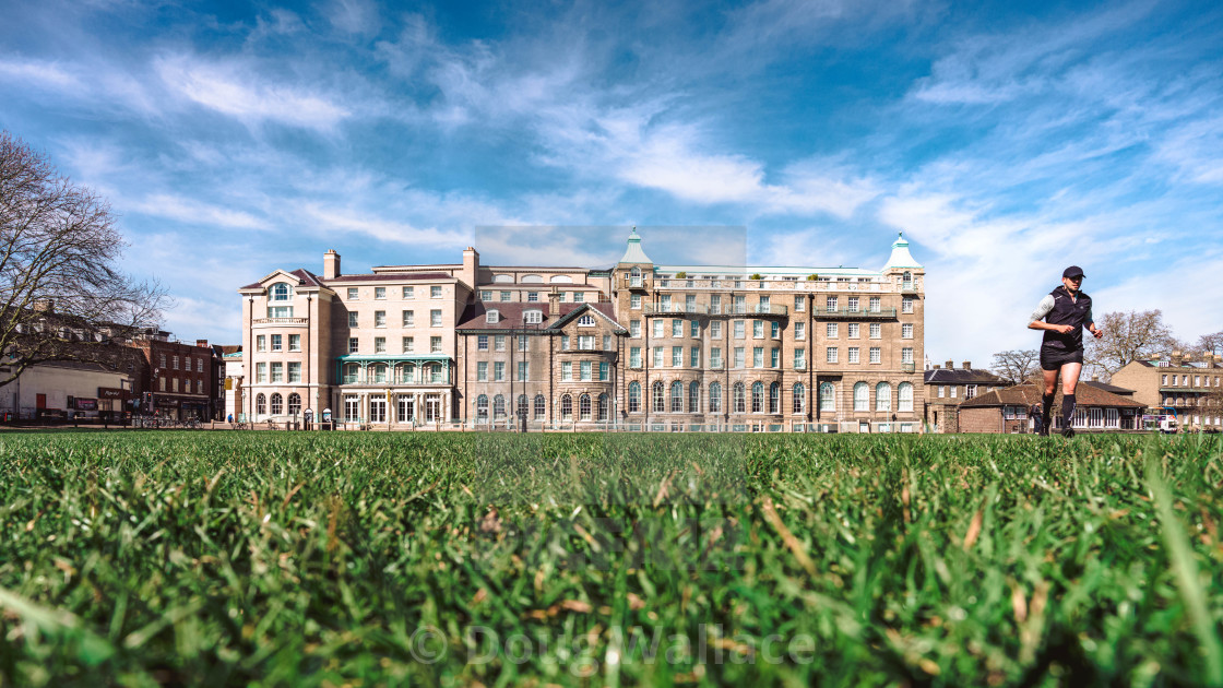 "University Arms Hotel, Cambridge UK." stock image