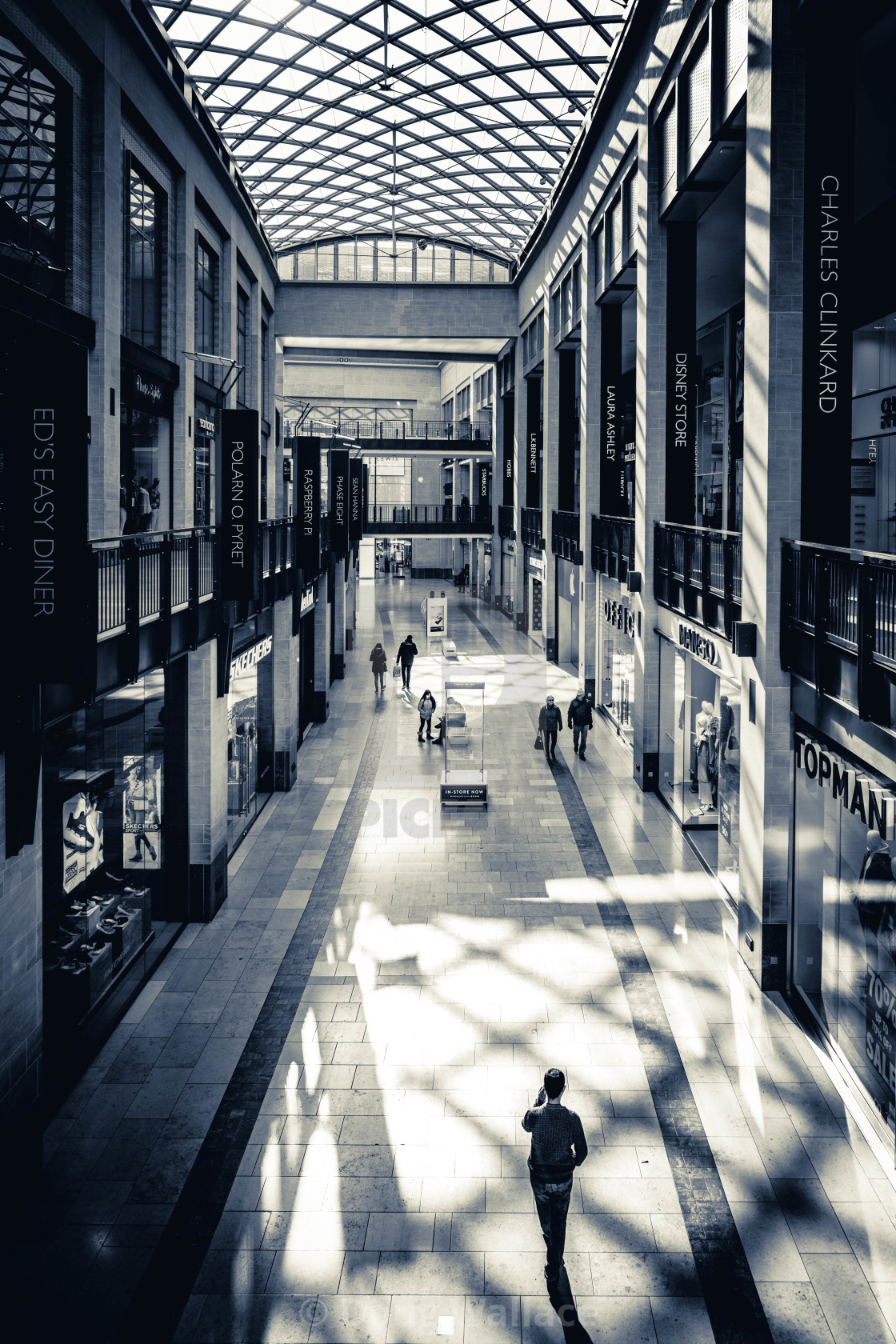 "Grand Arcade, Cambridge UK." stock image