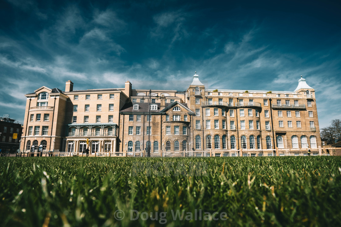 "University Arms Hotel, Cambridge UK." stock image