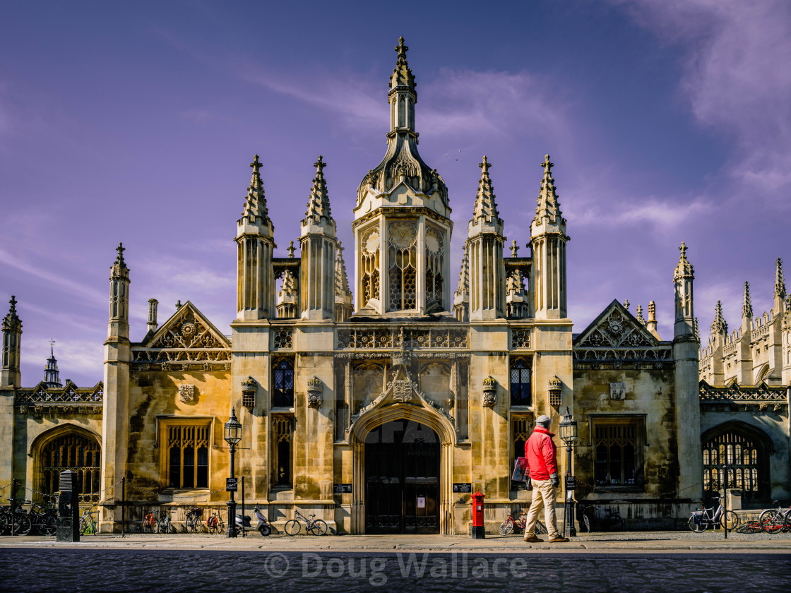 "King's College, Cambridge UK." stock image