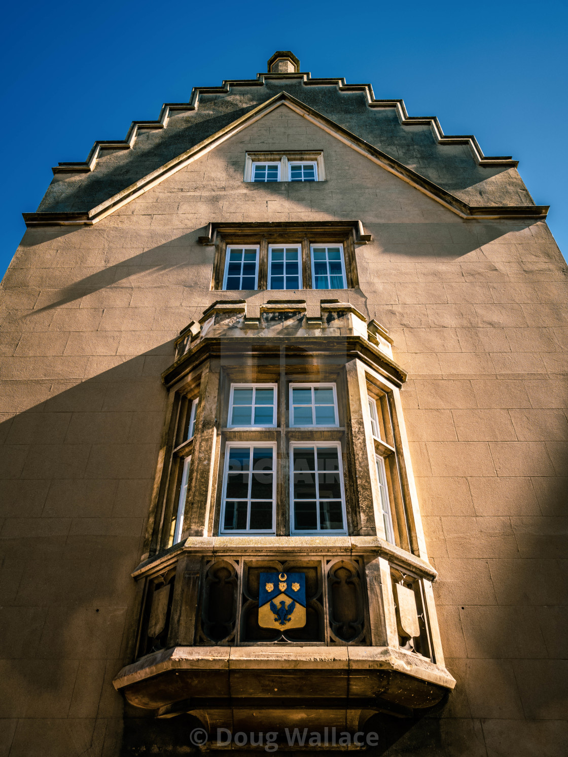 "Sunrise, Sidney Sussex College Chapel, University of Cambridge." stock image