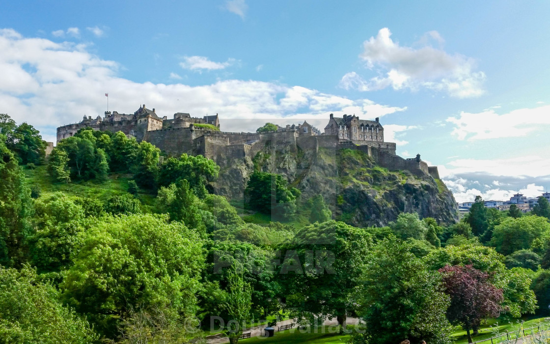 "Edinburgh Castle, Scotland." stock image