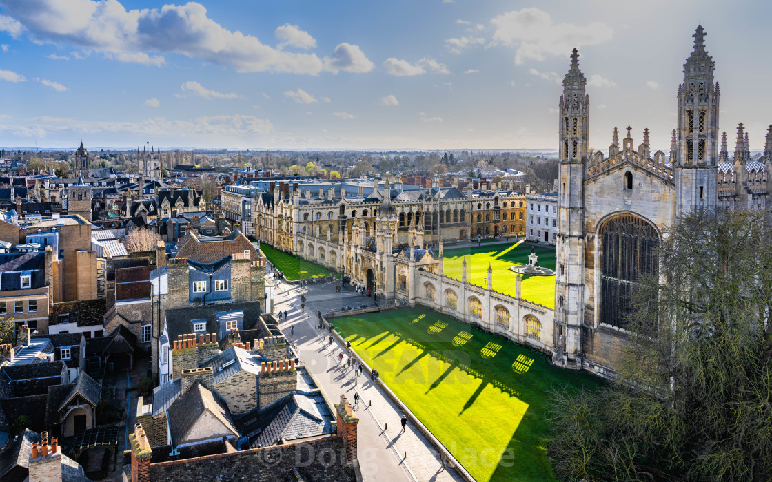 "King's College, University of Cambridge UK." stock image