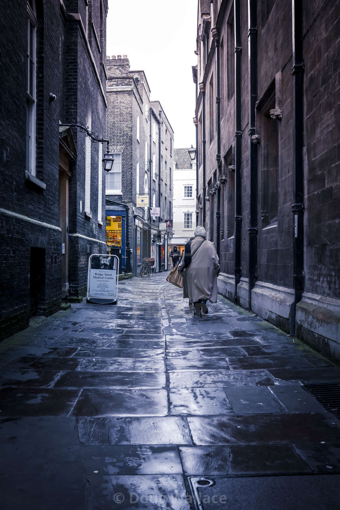 "All Saints Passage, Cambridge UK." stock image