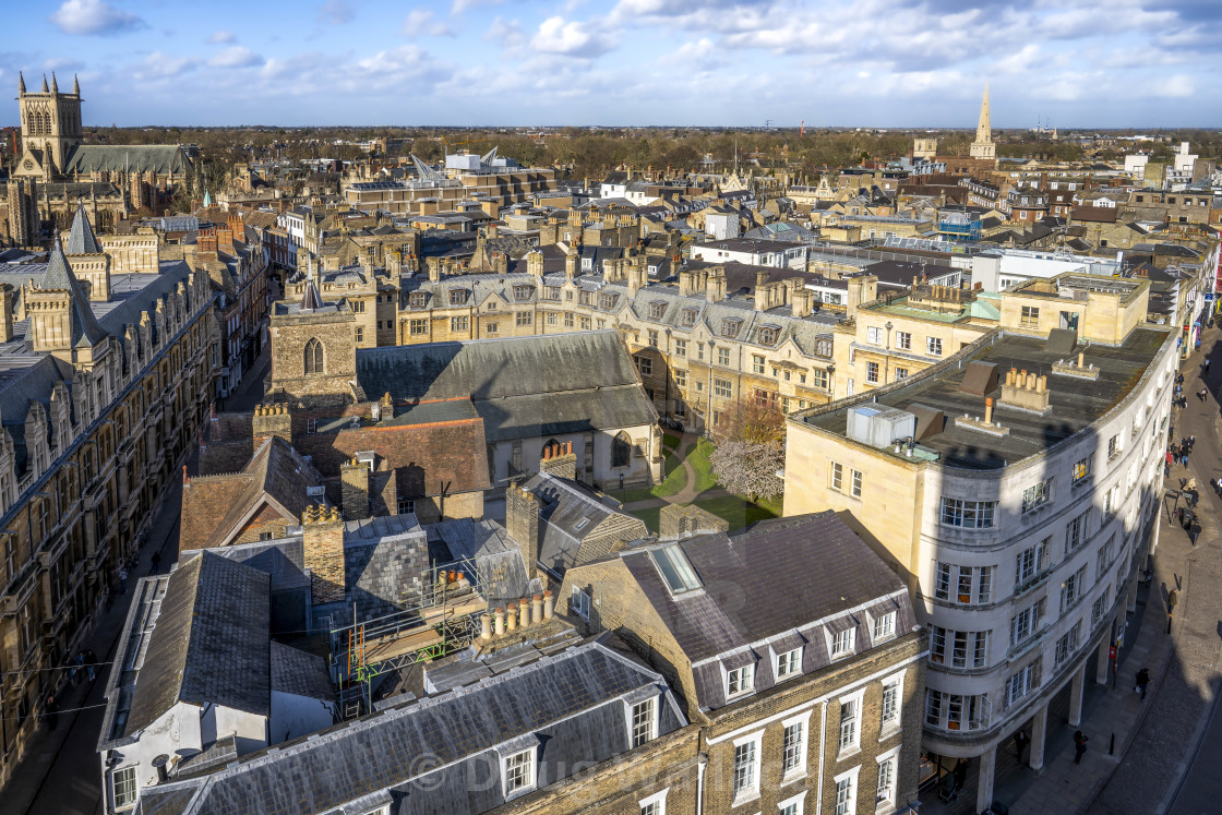 "Cambridge City Centre." stock image