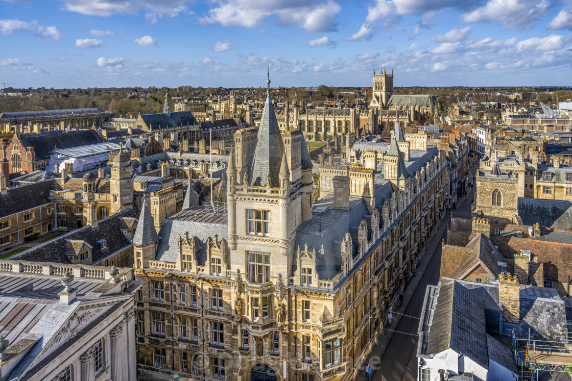 "Gonville & Caius College, University of Cambridge UK." stock image