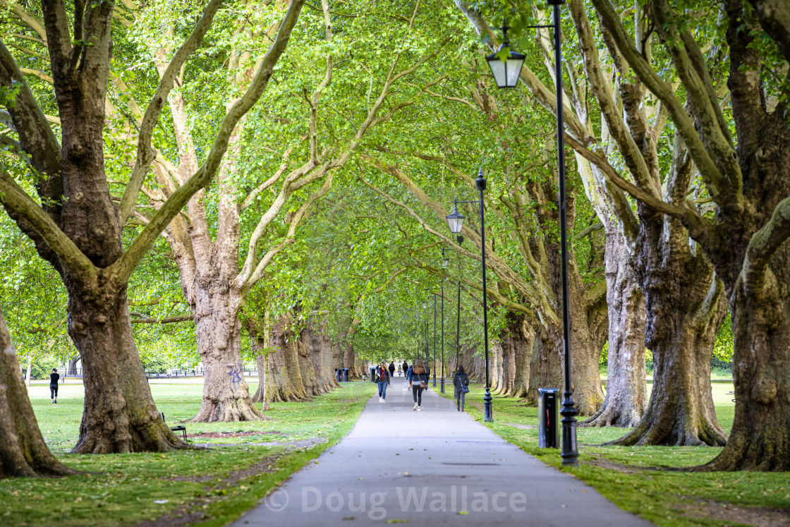 "Jesus Green, Cambridge UK." stock image