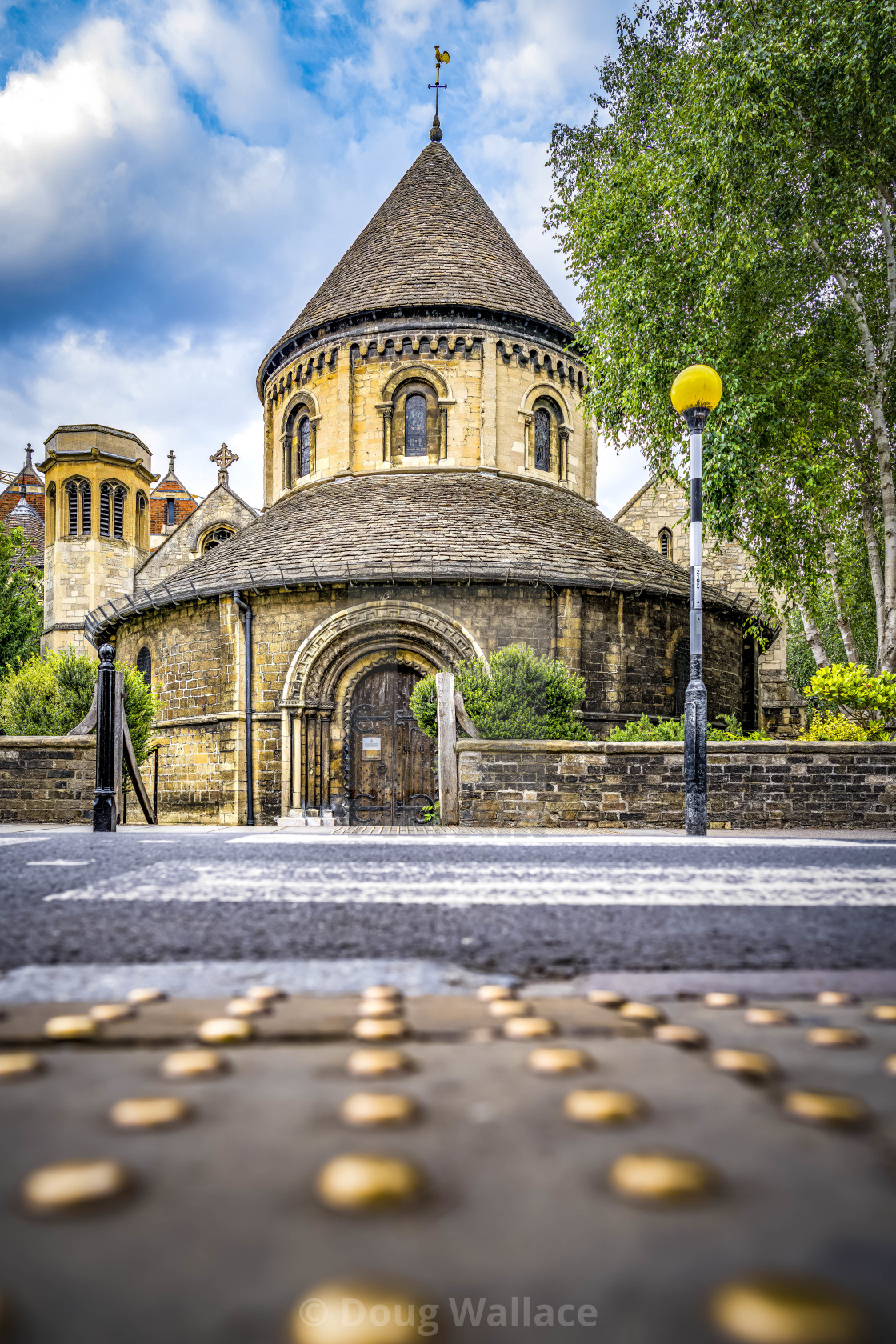 "The Round Church, Cambridge UK." stock image
