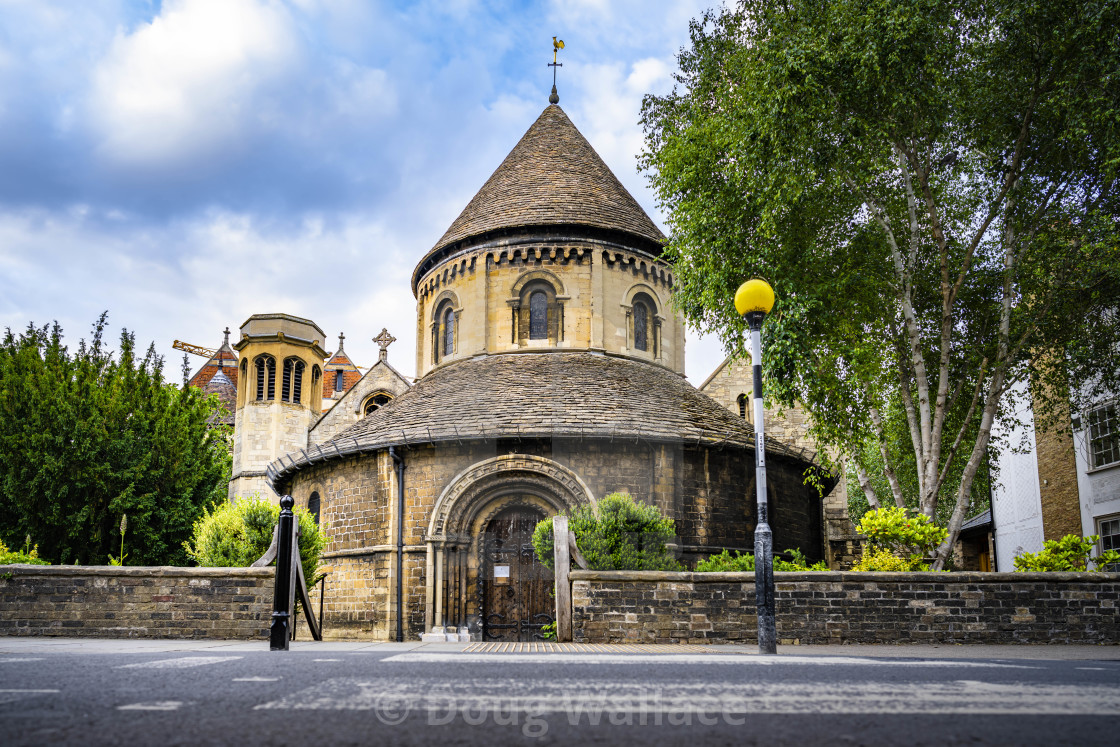 "The Round Church, Cambridge UK." stock image