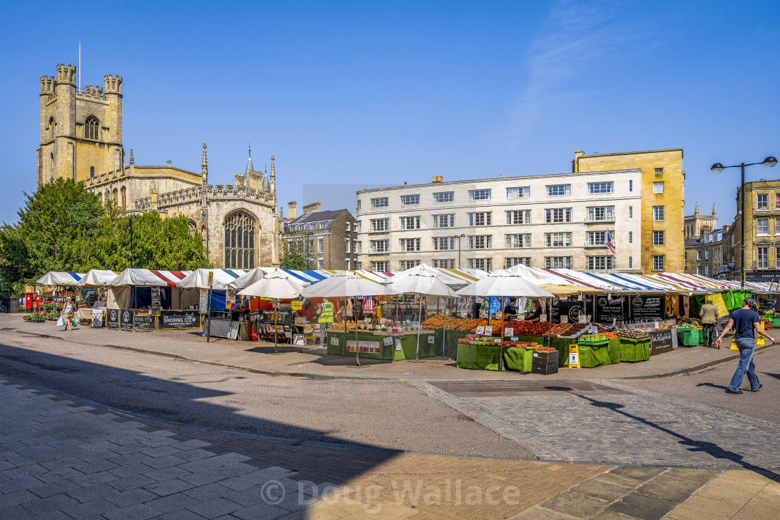 "Cambridge Market Square." stock image