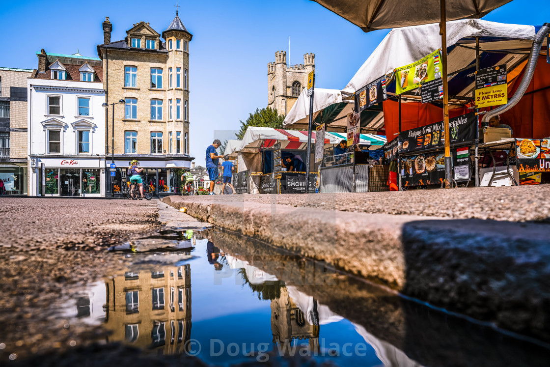 "Cambridge Market Square." stock image