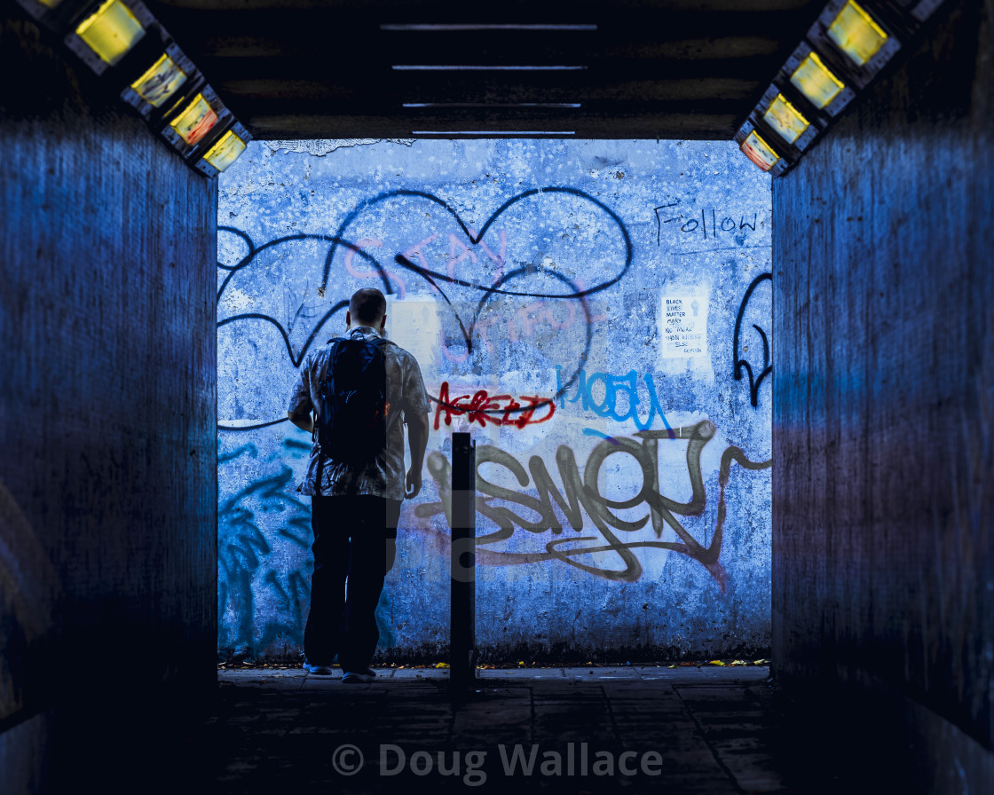 "Subway from East Road, Cambridge UK." stock image