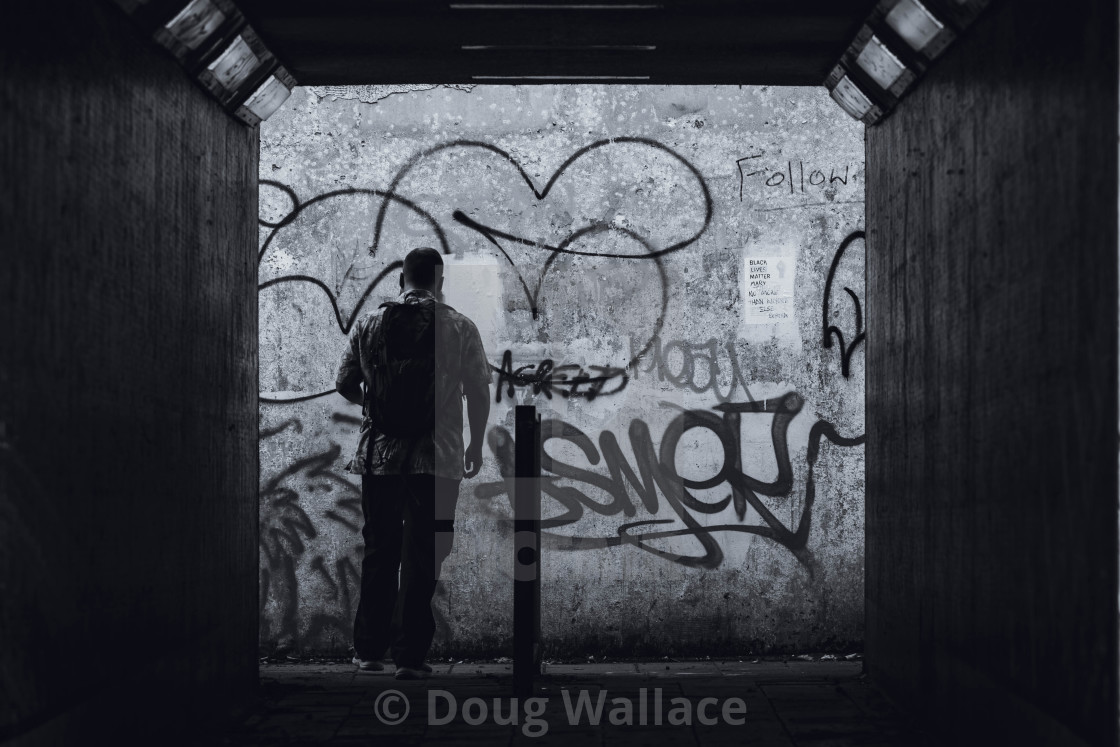 "East Road Subway, Cambridge UK." stock image