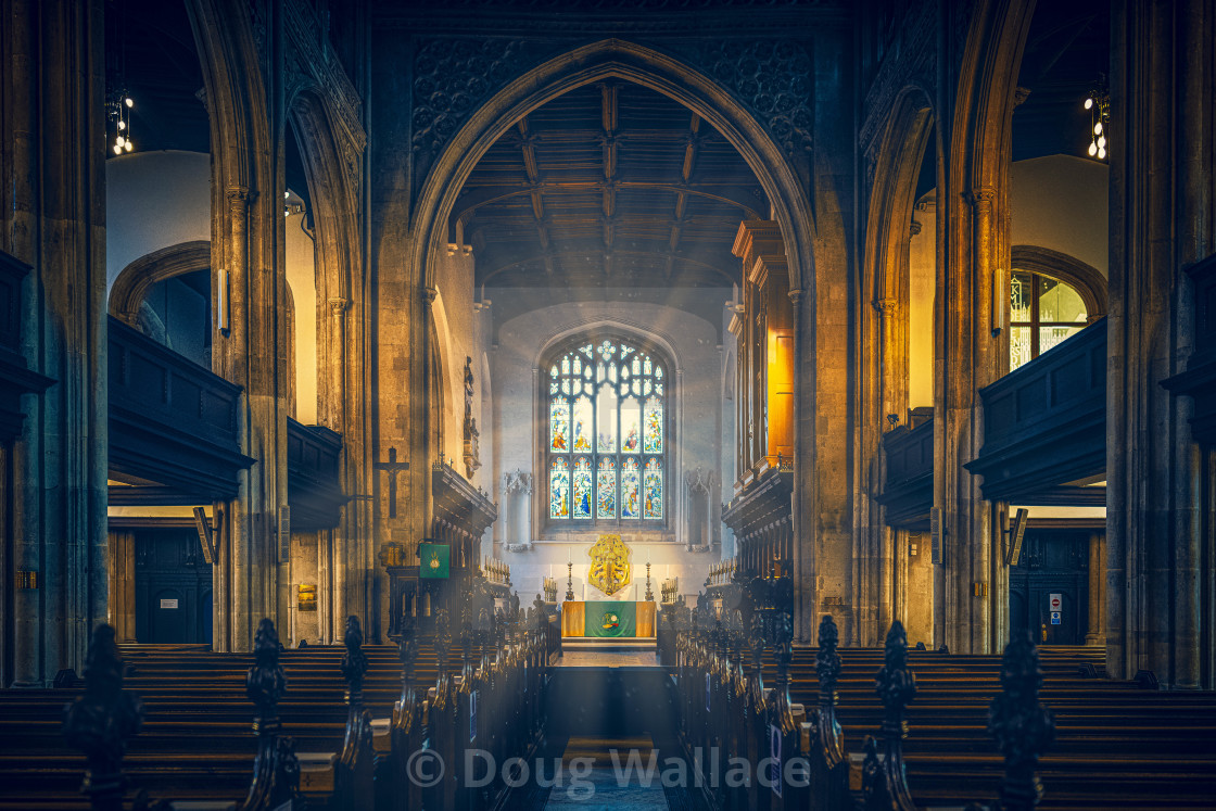 "Great St Mary's Church, Cambridge UK." stock image