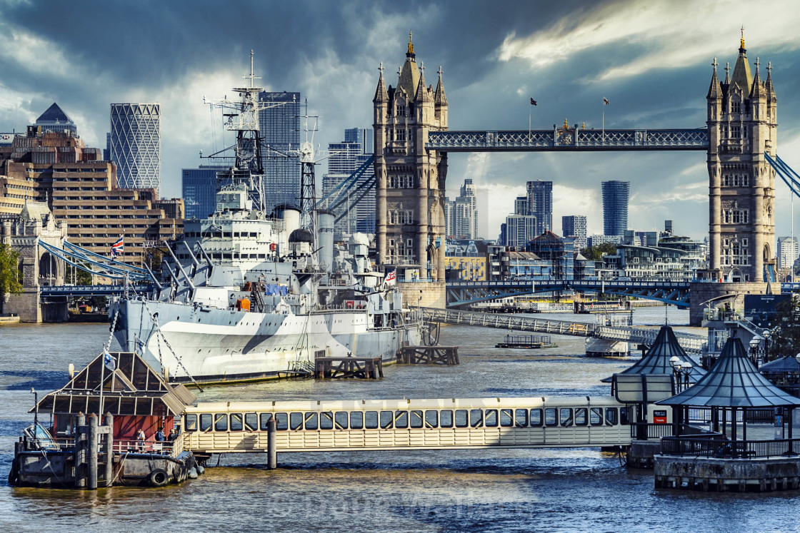 "The River Thames, London UK." stock image