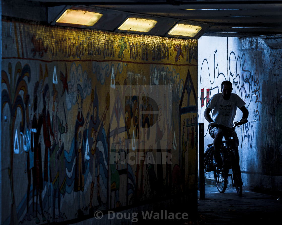 "Subway, East Road Cambridge UK." stock image