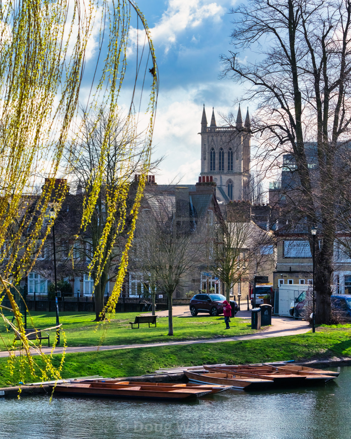 "The River Cam. Cambridge UK." stock image