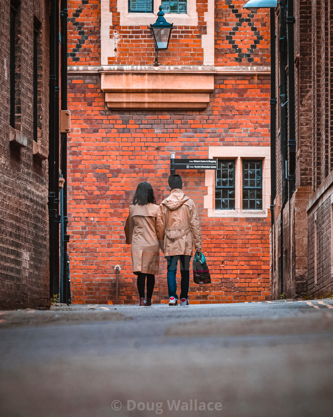 "Ground Level from Garret Hostel Lane, Cambridge UK." stock image