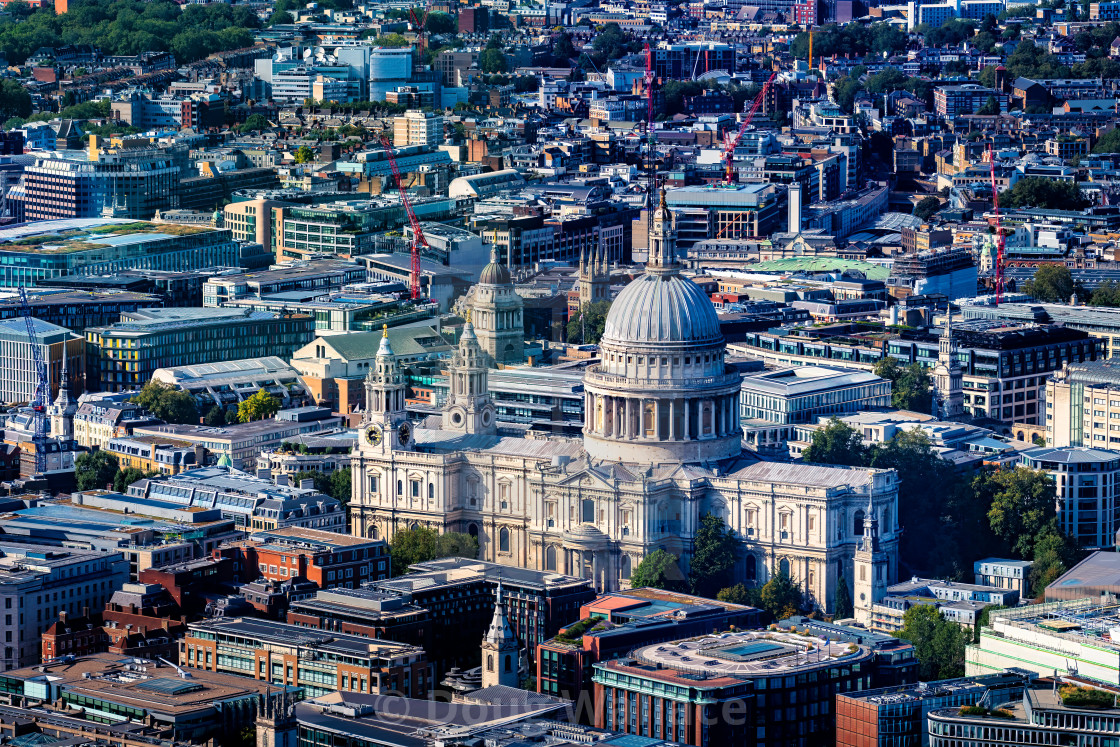 "St Paul's Cathedral, London UK." stock image