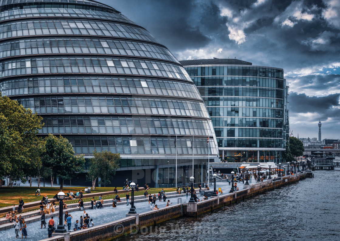 "City Hall, London UK." stock image