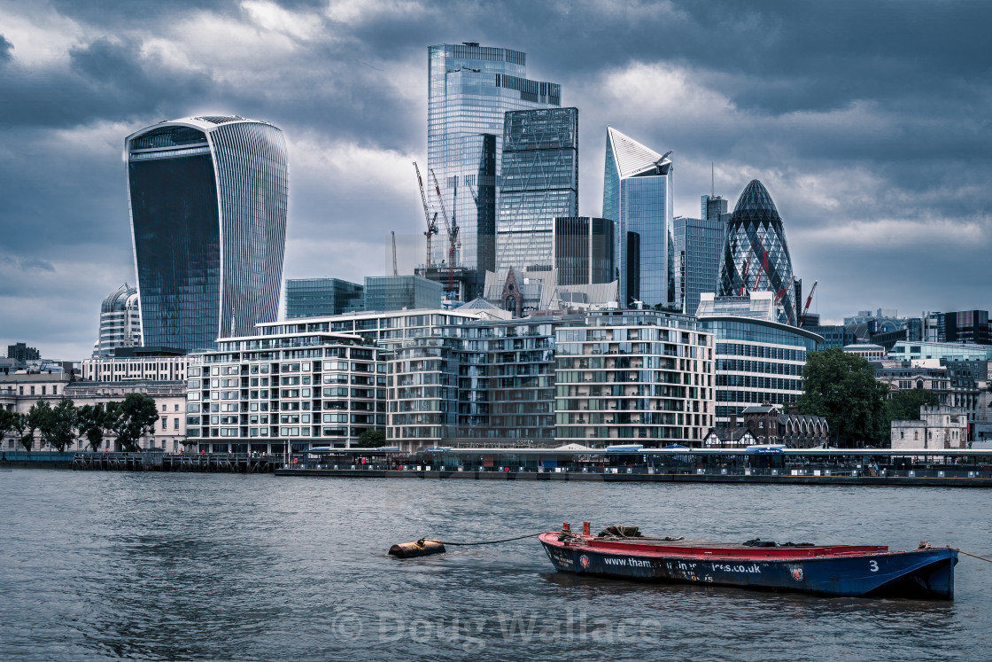 "London, by The River Thames." stock image