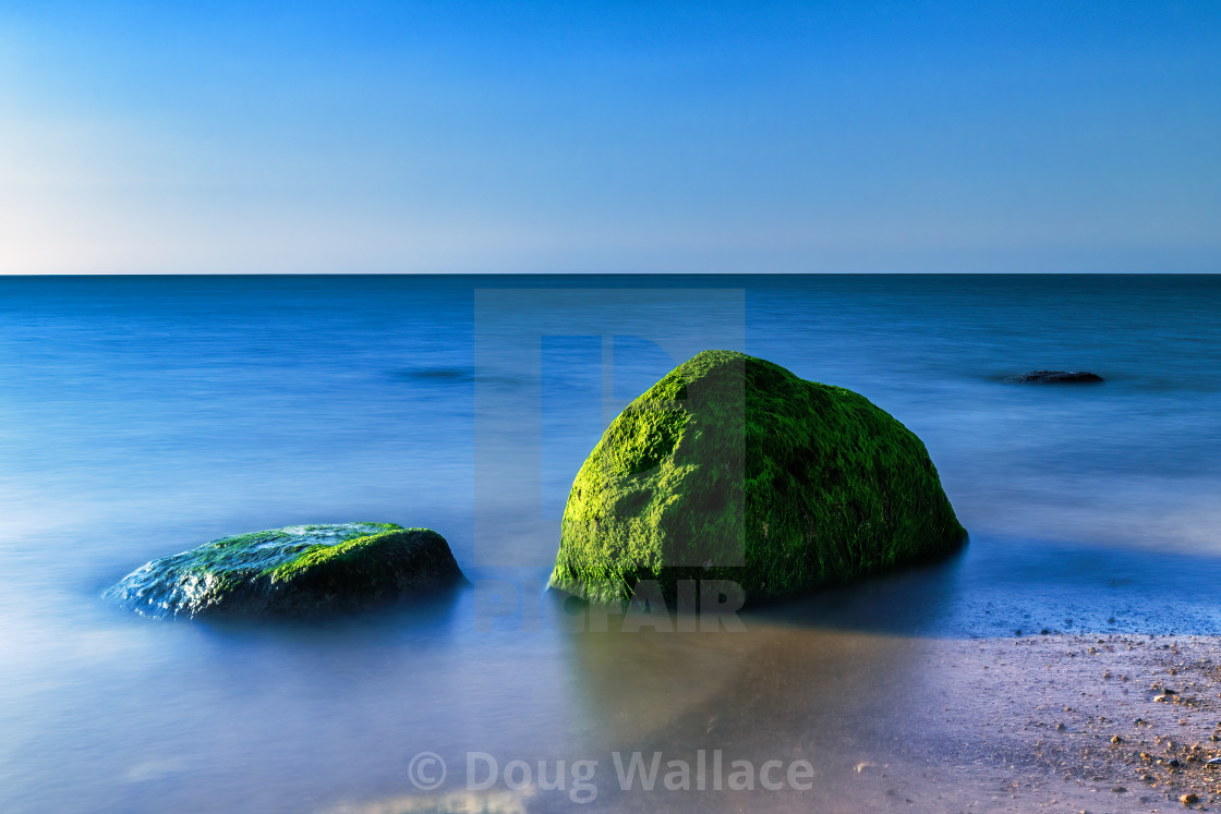 "Sunset from Hunstanton Beach, UK." stock image