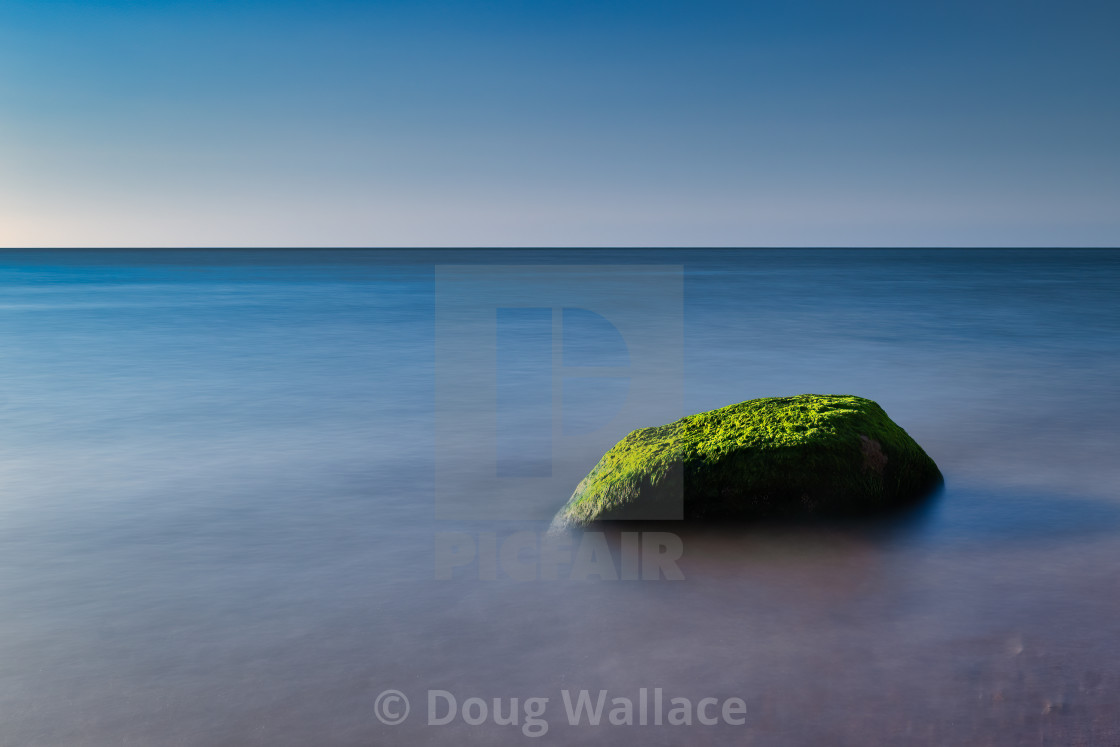 "Sunset from Hunstanton Beach, UK." stock image