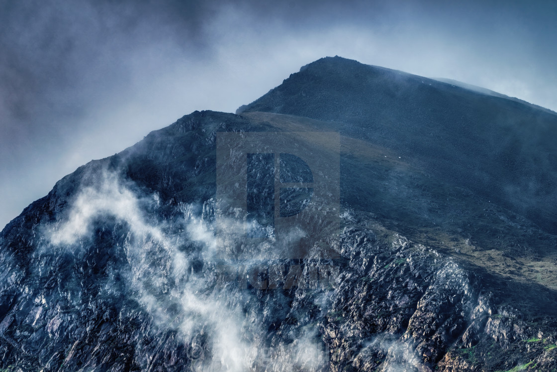 "Moel Hebog, Snowdonia, Wales, UK." stock image