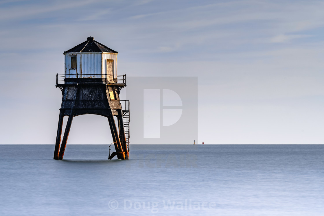 "Dovercourt Lighthouse, Suffolk UK." stock image