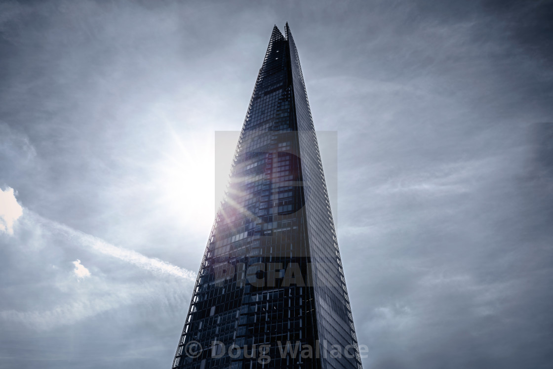 "The Shard, London UK." stock image