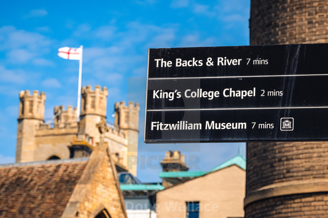 "Cambridge Town Centre, UK." stock image